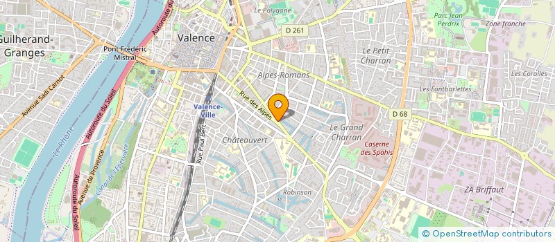localisation de l'entreprise EURL JULIEN à VALENCE