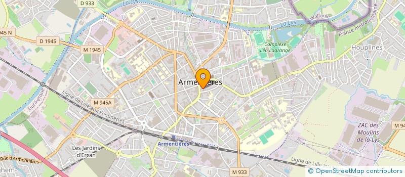 localisation de l'entreprise EURL JULIEN DUMOULINS à ARMENTIERES