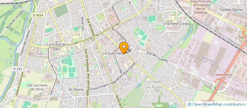 localisation de l'entreprise EURL JULY NETTOYAGE à CAEN