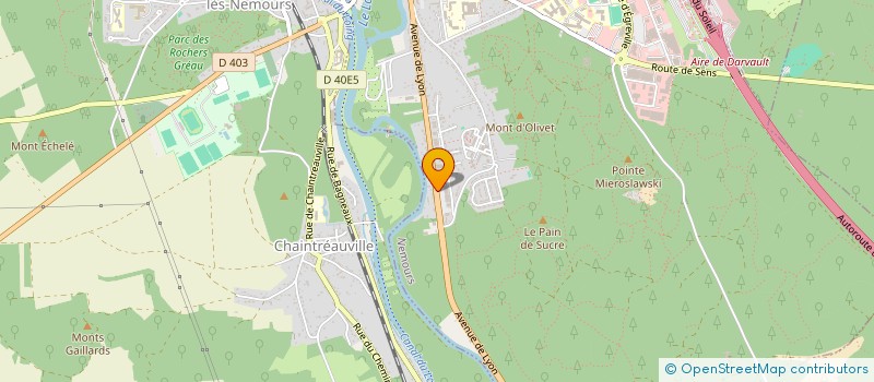 localisation de l'entreprise EURL JV  NEMOURS