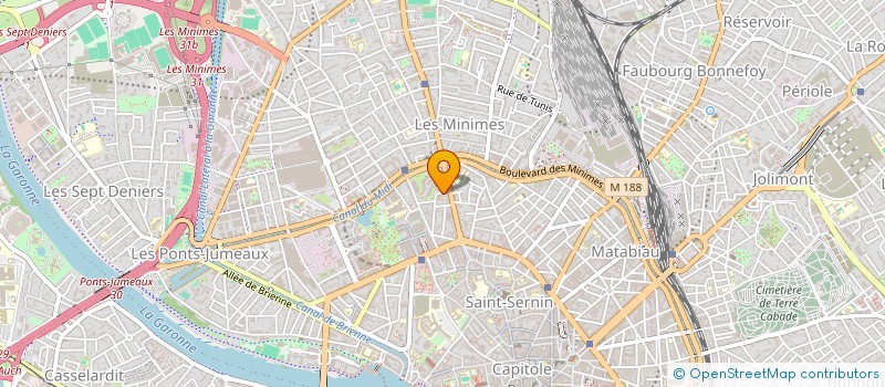 localisation de l'entreprise EURL K.BAT à TOULOUSE