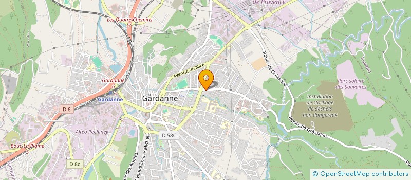 localisation de l'entreprise EURL K.RO à GARDANNE