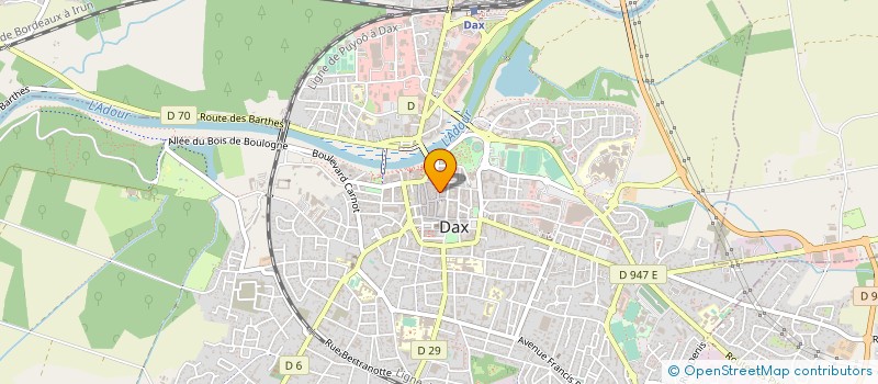 localisation de l'entreprise EURL KAIOUX à DAX