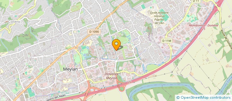 localisation de l'entreprise EURL KALLISTE-PROD à MEYLAN