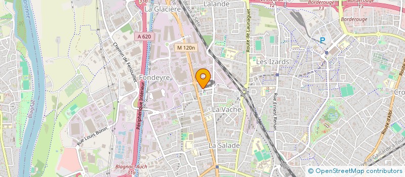 localisation de l'entreprise EURL KAM PEINTURE à TOULOUSE