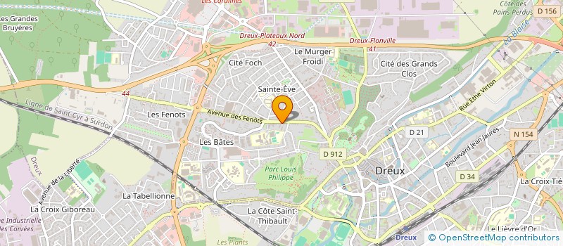 localisation de l'entreprise EURL KAMAH à DREUX
