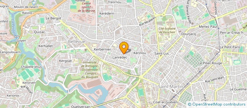 localisation de l'entreprise EURL KANATURA à BREST