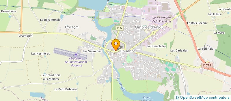 localisation de l'entreprise EURL KARINE CHAUSSEUR à OMBREE D'ANJOU