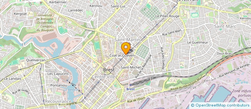 localisation de l'entreprise EURL KARINE GARROS  BREST