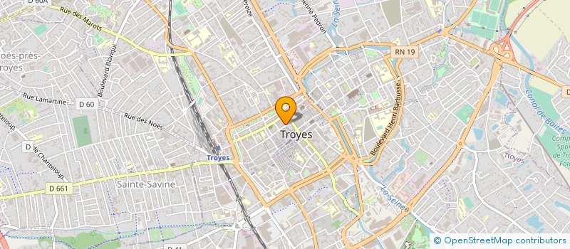 localisation de l'entreprise EURL KD VIDEO  TROYES