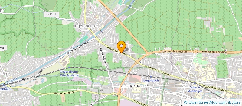 localisation de l'entreprise EURL KEDJBOUR AUTO ECOLE THOMA à INGERSHEIM
