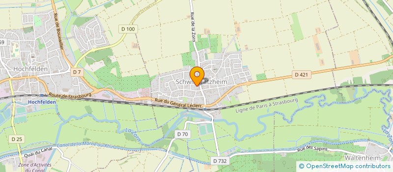 localisation de l'entreprise EURL KEHREN  SCHWINDRATZHEIM