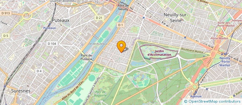 localisation de l'entreprise EURL KERBOR à NEUILLY-SUR-SEINE