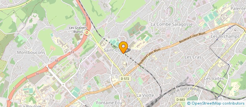 localisation de l'entreprise EURL KERI à BESANCON