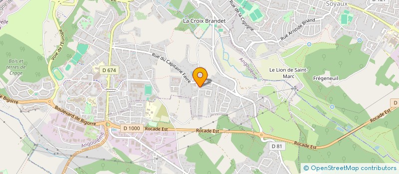 localisation de l'entreprise EURL KERIMAGE à ANGOULEME