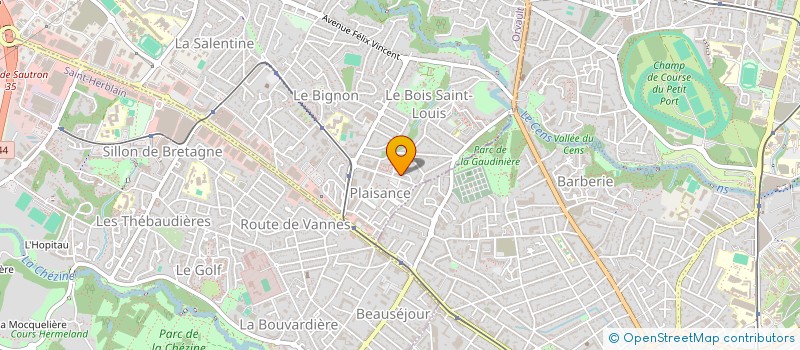 localisation de l'entreprise EURL KEVIN à ORVAULT