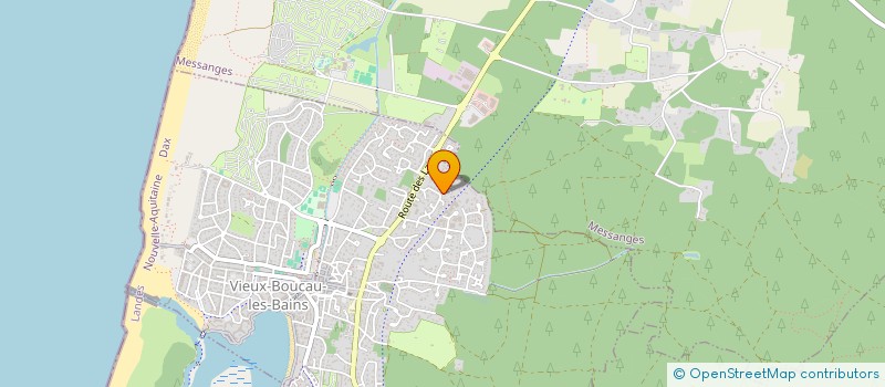 localisation de l'entreprise EURL KEVIN BARILLET  VIEUX-BOUCAU-LES-BAINS