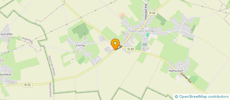 localisation de l'entreprise EURL KEVROX à TOURS-EN-VIMEU
