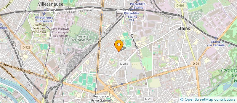 localisation de l'entreprise EURL KIANSE  PIERREFITTE-SUR-SEINE
