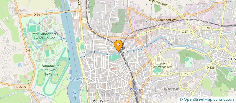 localisation de l'entreprise EURL KIEGER à VICHY