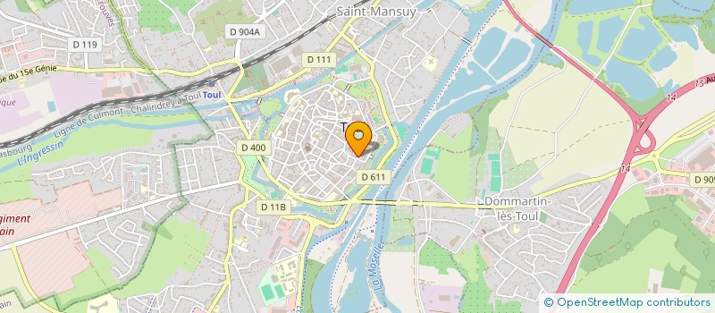 localisation de l'entreprise EURL KLIPPENSPIES BERNARD à TOUL