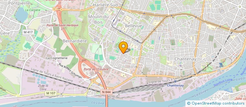 localisation de l'entreprise EURL KMC à NANTES
