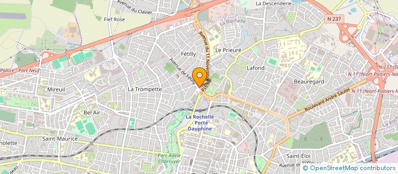 localisation de l'entreprise EURL KOSMOPOLYTE  LA ROCHELLE