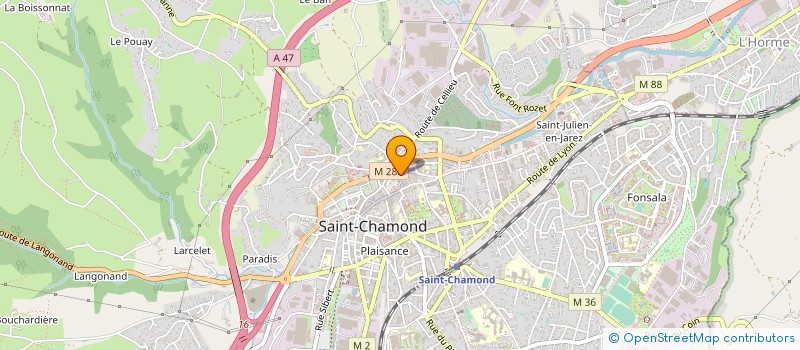localisation de l'entreprise EURL KRISTAM à SAINT-CHAMOND