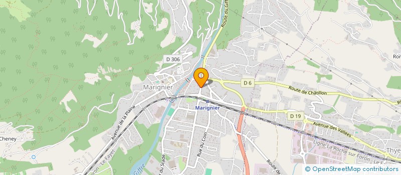 localisation de l'entreprise EURL KUS SAHIN  MARIGNIER