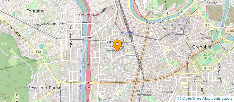 localisation de l'entreprise EURL L.A  GRENOBLE