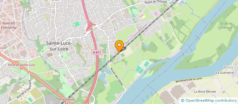 localisation de l'entreprise EURL L'ABACO  SAINTE-LUCE-SUR-LOIRE