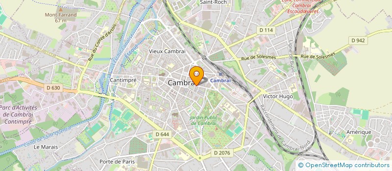 localisation de l'entreprise EURL L'ABAT-JOUR  CAMBRAI