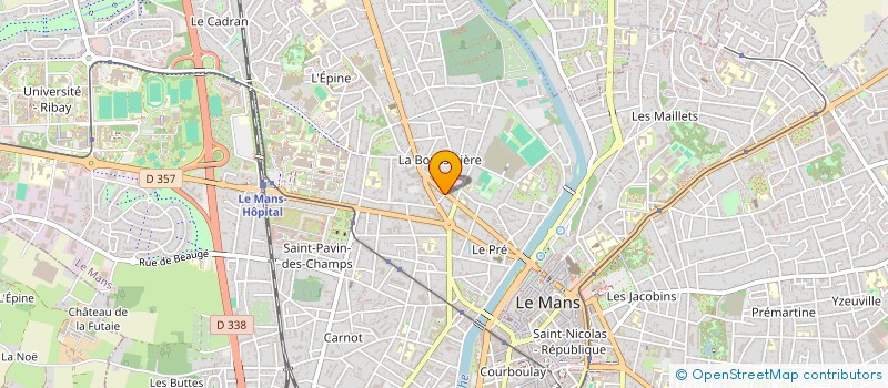 localisation de l'entreprise EURL L'ABERIETTE à LE MANS