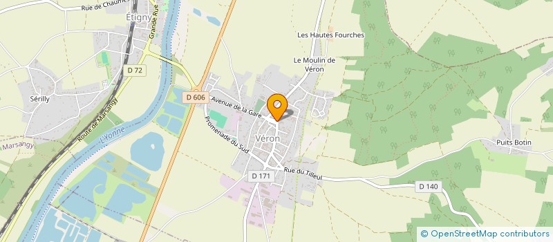 localisation de l'entreprise EURL L'ABRI  VERON