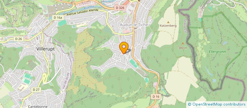 localisation de l'entreprise EURL L.AGUILERA à AUDUN-LE-TICHE