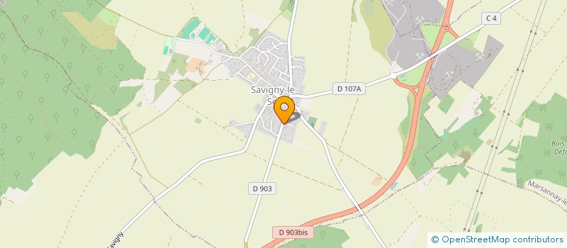 localisation de l'entreprise EURL L'ANGE VERT à EPAGNY