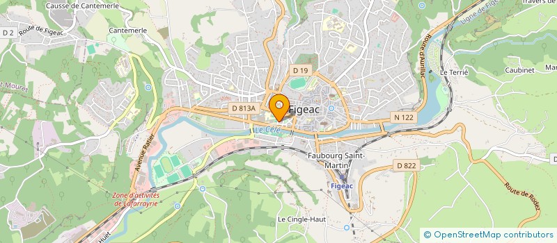 localisation de l'entreprise EURL L'ANTRE MUSICALE à FIGEAC