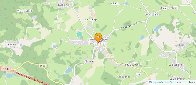 localisation de l'entreprise EURL L'ANTRE NOUS à SAINT-SULPICE-LE-GUERETOIS