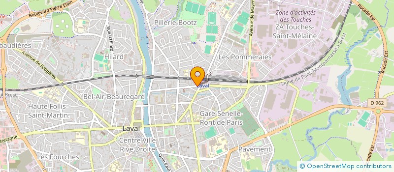 localisation de l'entreprise EURL L'ARMORIC à LAVAL