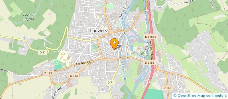 localisation de l'entreprise EURL L'ART DE LEA à LOUVIERS