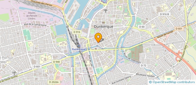 localisation de l'entreprise EURL L ART SCENE à DUNKERQUE