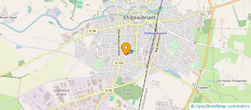 localisation de l'entreprise EURL L'ATELIER 41  CHATEAUBRIANT