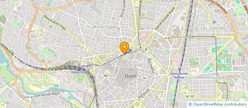 localisation de l'entreprise EURL L'ATELIER à DIJON