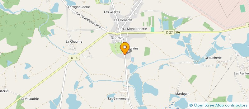 localisation de l'entreprise EURL L'ATELIER BRENNOU à ROSNAY