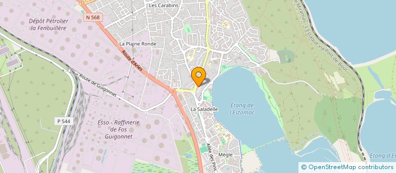 localisation de l'entreprise EURL L'ATELIER DE CORINNE à FOS-SUR-MER