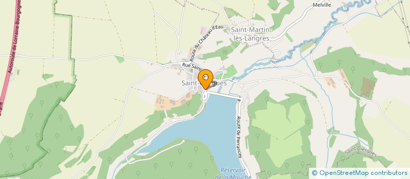 localisation de l'entreprise EURL L'AUBERGE DU LAC à SAINT-CIERGUES
