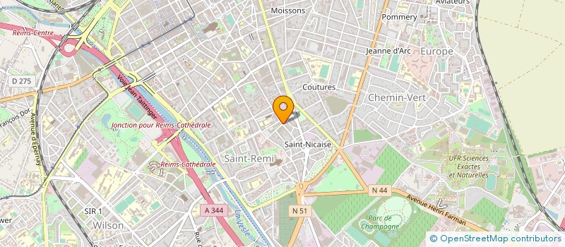 localisation de l'entreprise EURL L.C.V.I. à REIMS