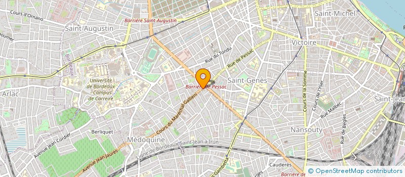 localisation de l'entreprise EURL L'ECRIN à BORDEAUX
