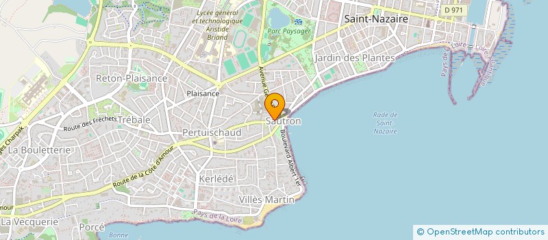localisation de l'entreprise EURL L'ENTONNOIR  SAINT-NAZAIRE