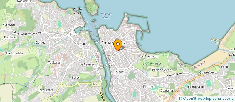 localisation de l'entreprise EURL L'EPICERIE à DOUARNENEZ